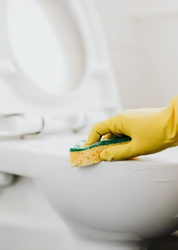 bathroom deep clean