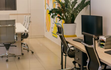 Coworking space and small office tables and chairs in Canton, GA