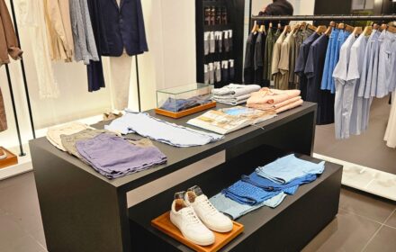 Clean retail store interior ready for customers
